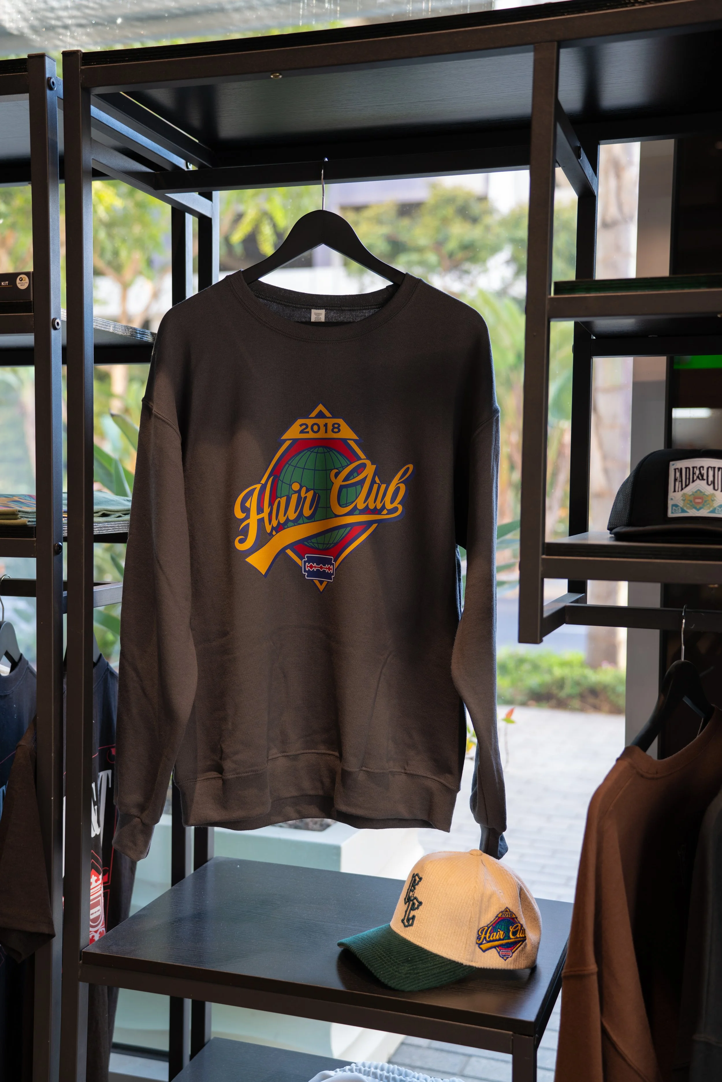 Hair Club Crewneck — Fade & Cut